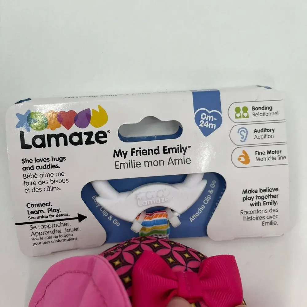 TOMY LAMAZE My Friend Emily 0-24 Months NWT Baby Bonding Auditory Fine Motor Toy